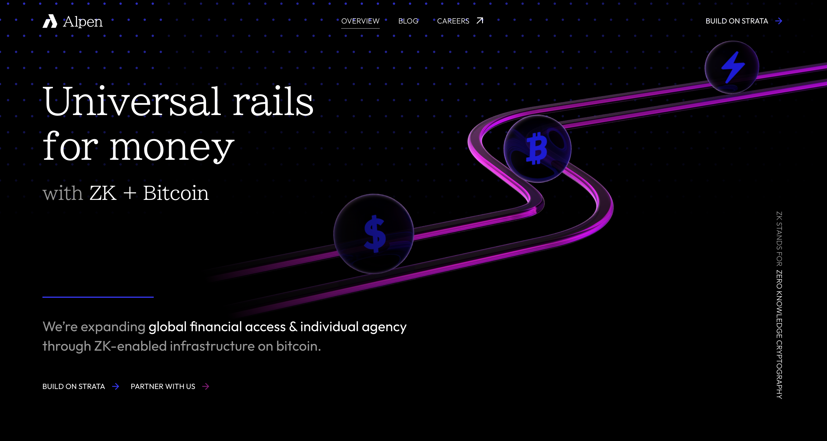 Screenshot of Alpen Labs website