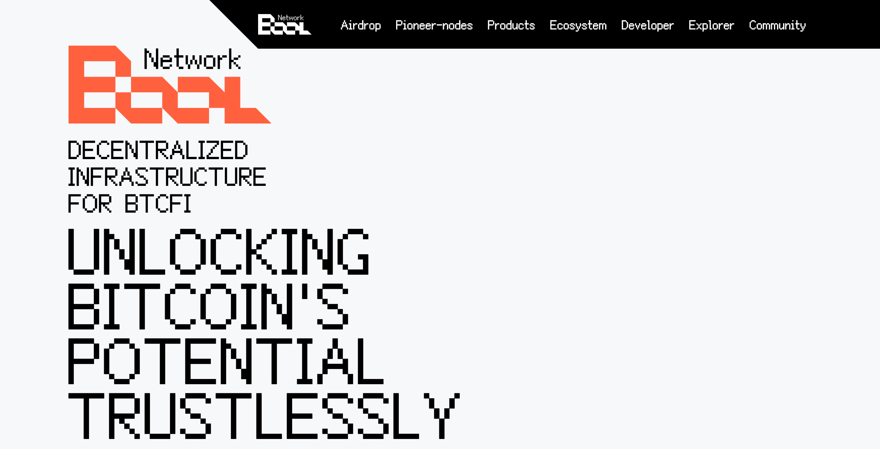Screenshot of Bool Network website