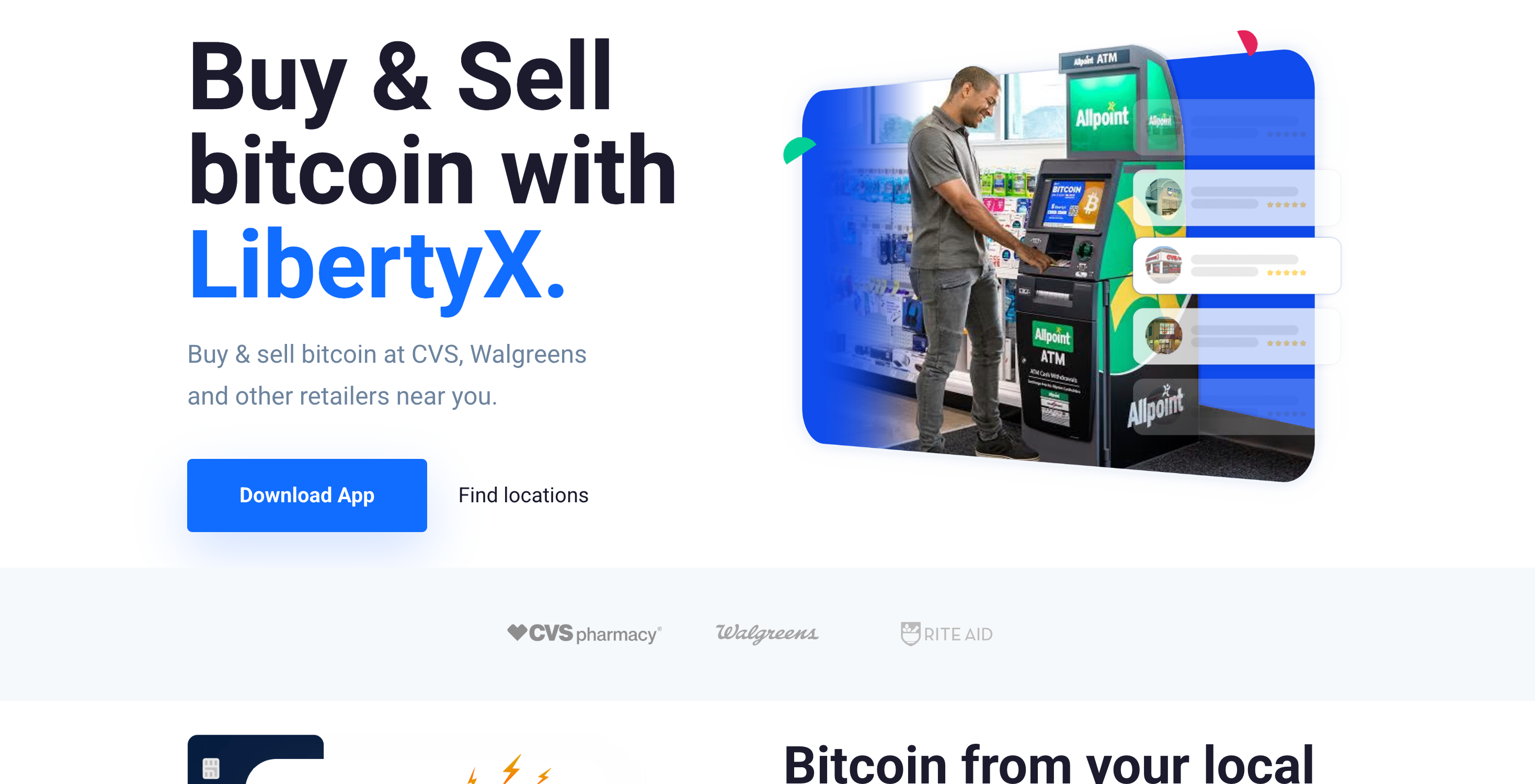 Screenshot of LibertyX website