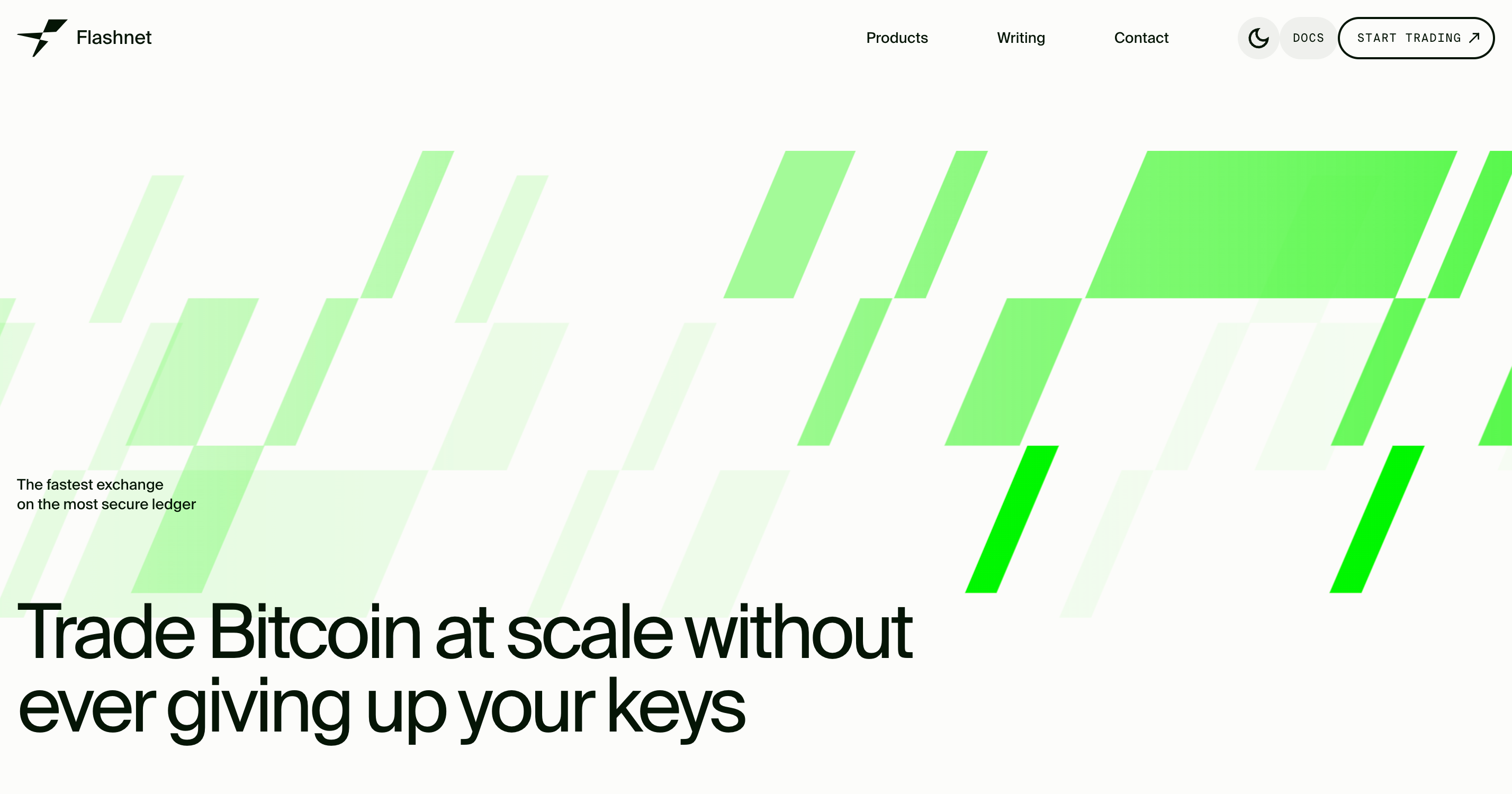 Screenshot of Flashnet website