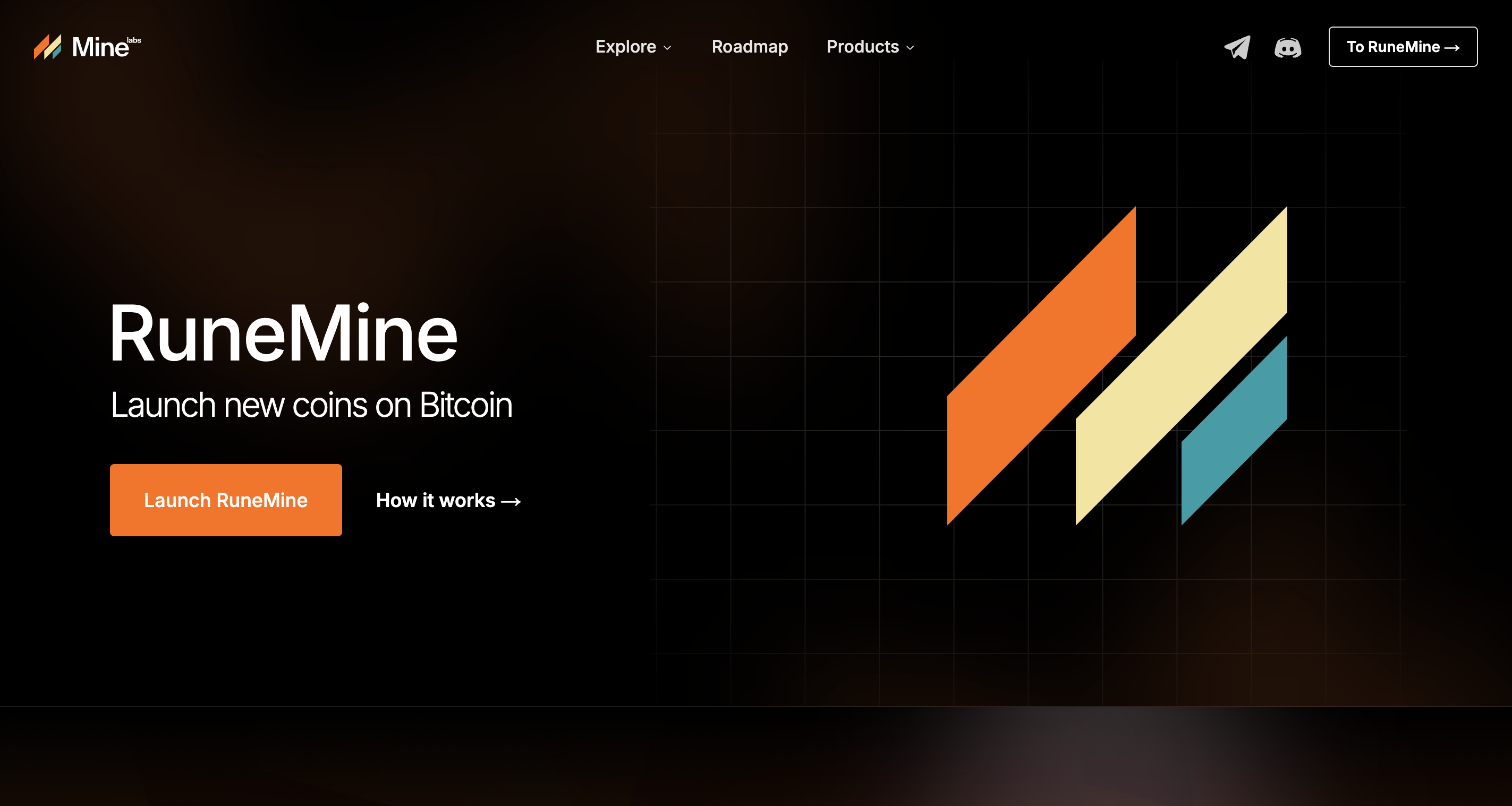 Screenshot of RuneMine website
