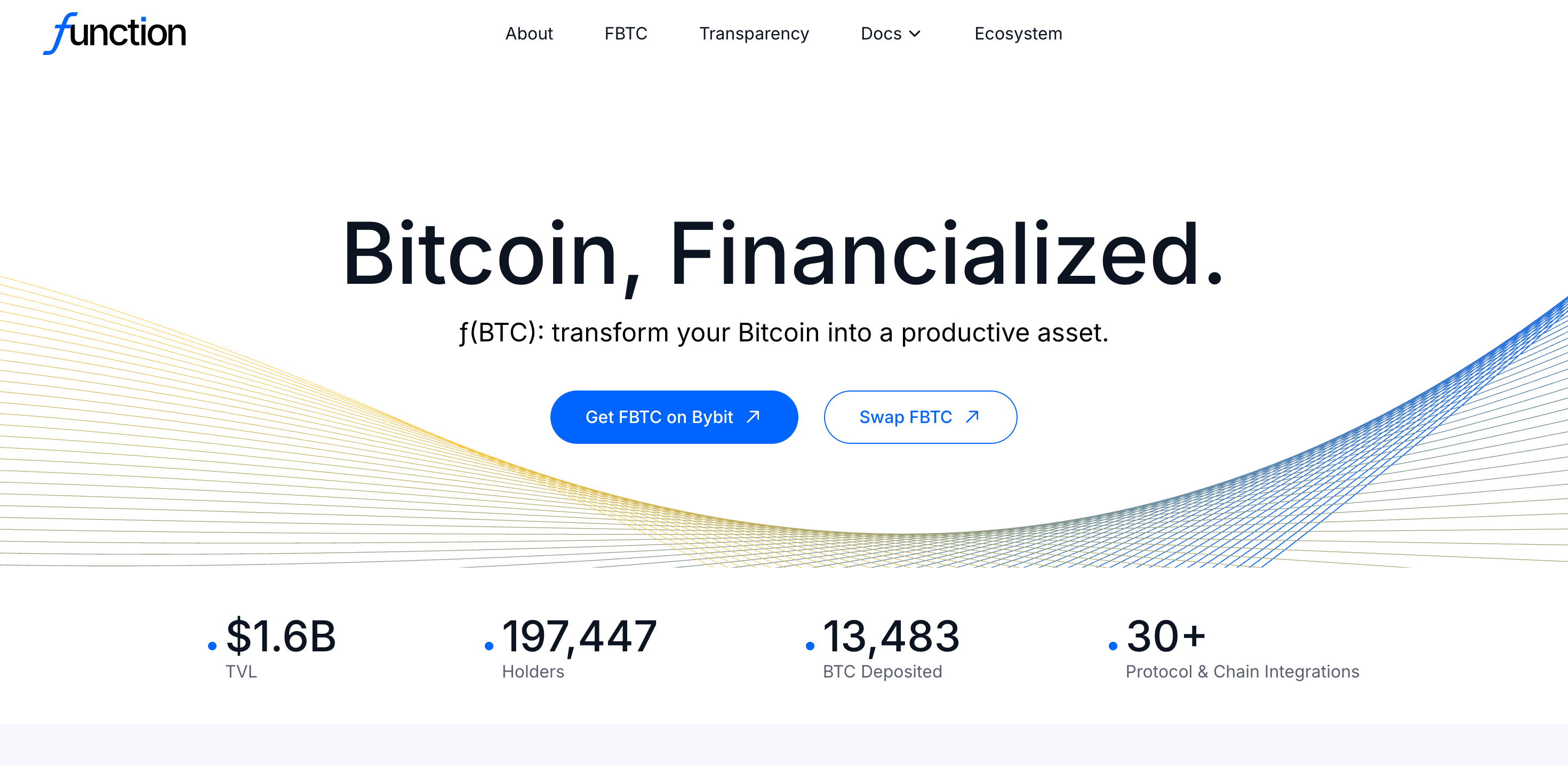 Screenshot of Function website